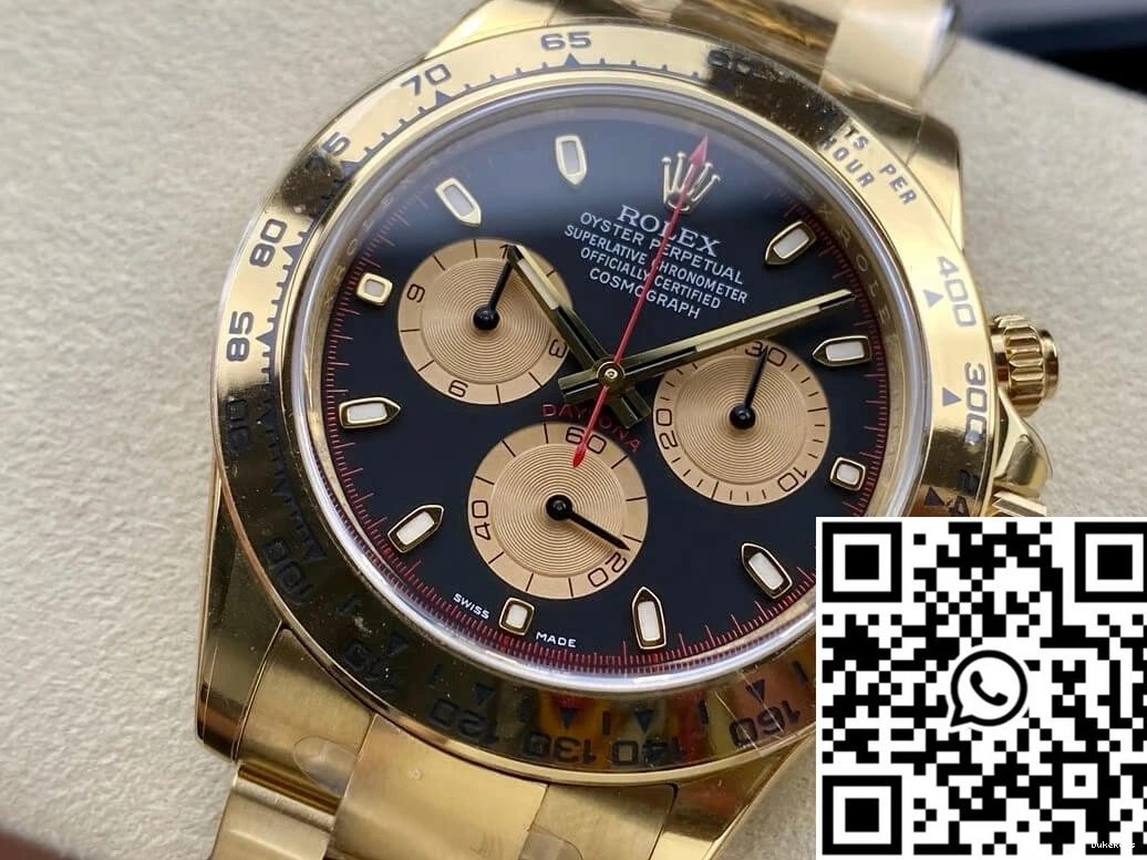 Gold M116508-0009 Clean Rolex Daytona Factory Yellow Cosmograph 1130